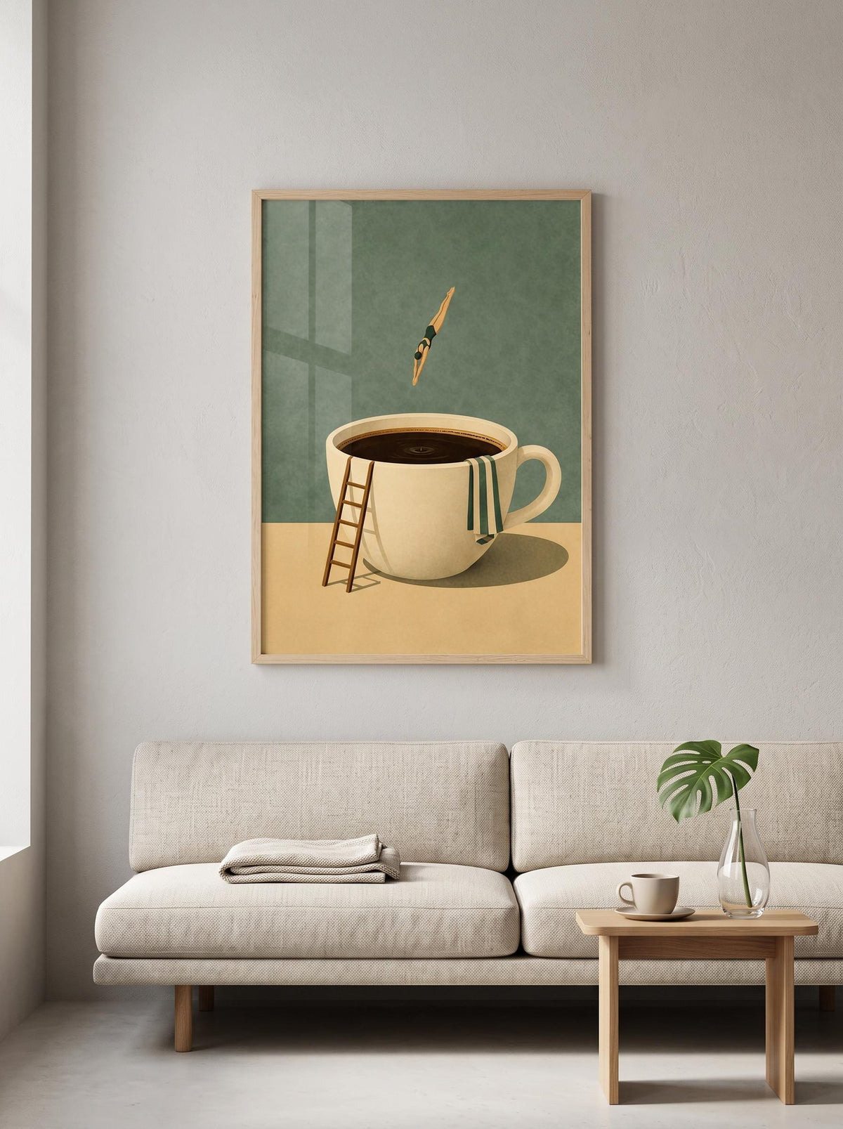 Surrealist Minimalist Wall Art | Abstract Surreal Poster