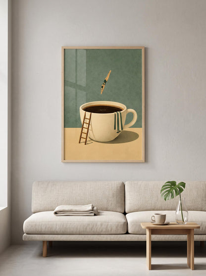 Surrealist Minimalist Wall Art | Abstract Surreal Poster