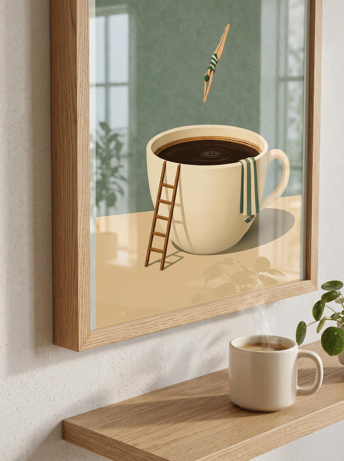 Surrealist Minimalist Wall Art | Abstract Surreal Poster
