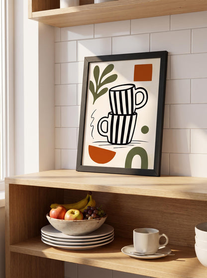 Henri Matisse Inspired Wall Art | Minimalist Cutout Poster